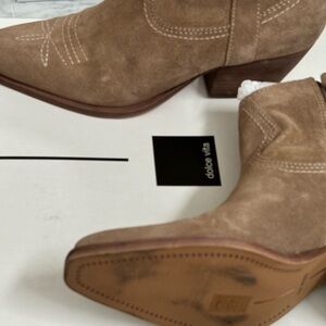 Anthropologie Dolce Vita Truffle Leather Boots size 8.5